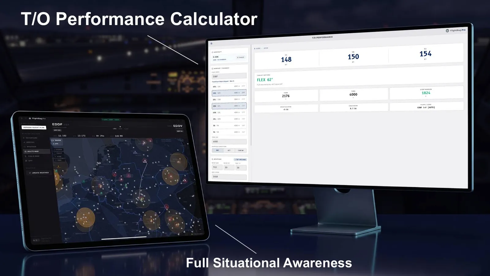 FlightBag Pro interactive checklist view